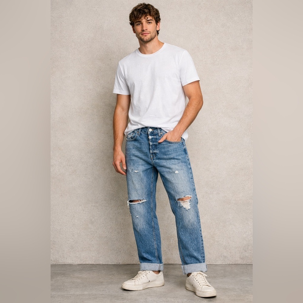 ONLY & SONS Relaxed Fit Light Blue Jeans